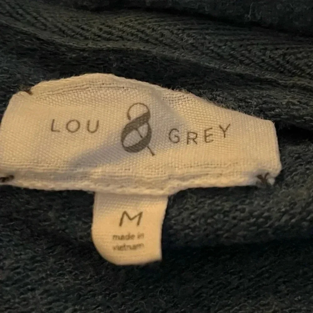 Lou& Grey Signature Soft Cowlneck Long Sleeve Shirt Casual Comfort Size M